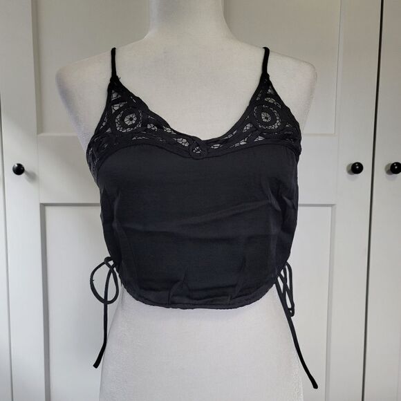 Free people black blouson brami - Picture 5 of 9